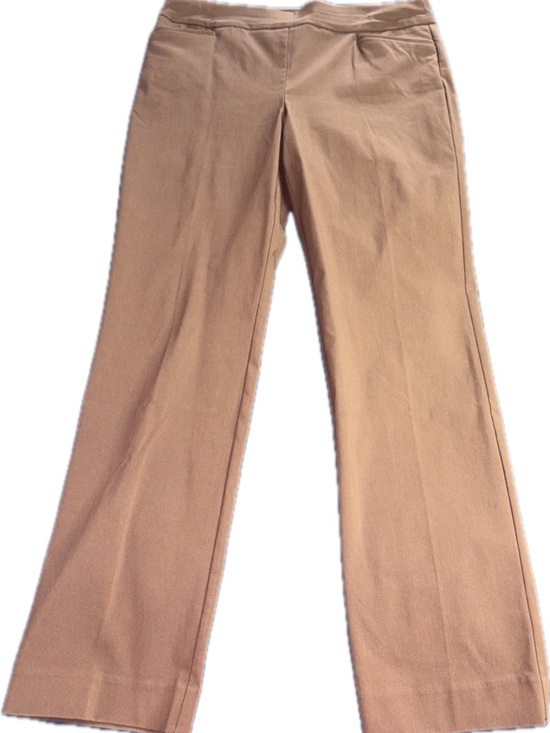 Chico's Pants - Chico's Straight-Leg Pull-On Pants in Brown